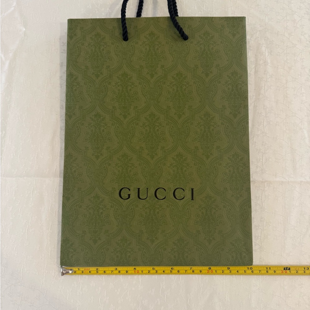 Gucci Olive Green Patterned Bag